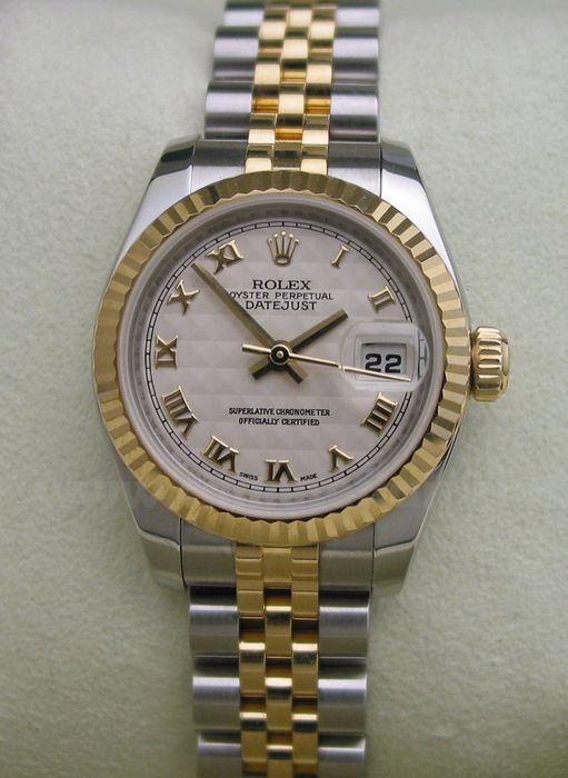 Rolex Ladies Datejust 2-Tone Copy Watch on Sale